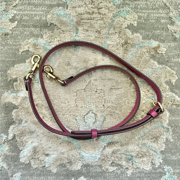 COACH Teri Shoulder Bag with Bow Charm - Pink - Picture 12 of 12